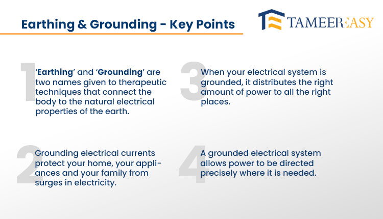 Creating Earth Grounding System in Your Home - TameerEasy