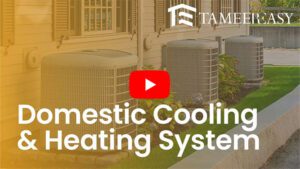 domestic heating and cooling system